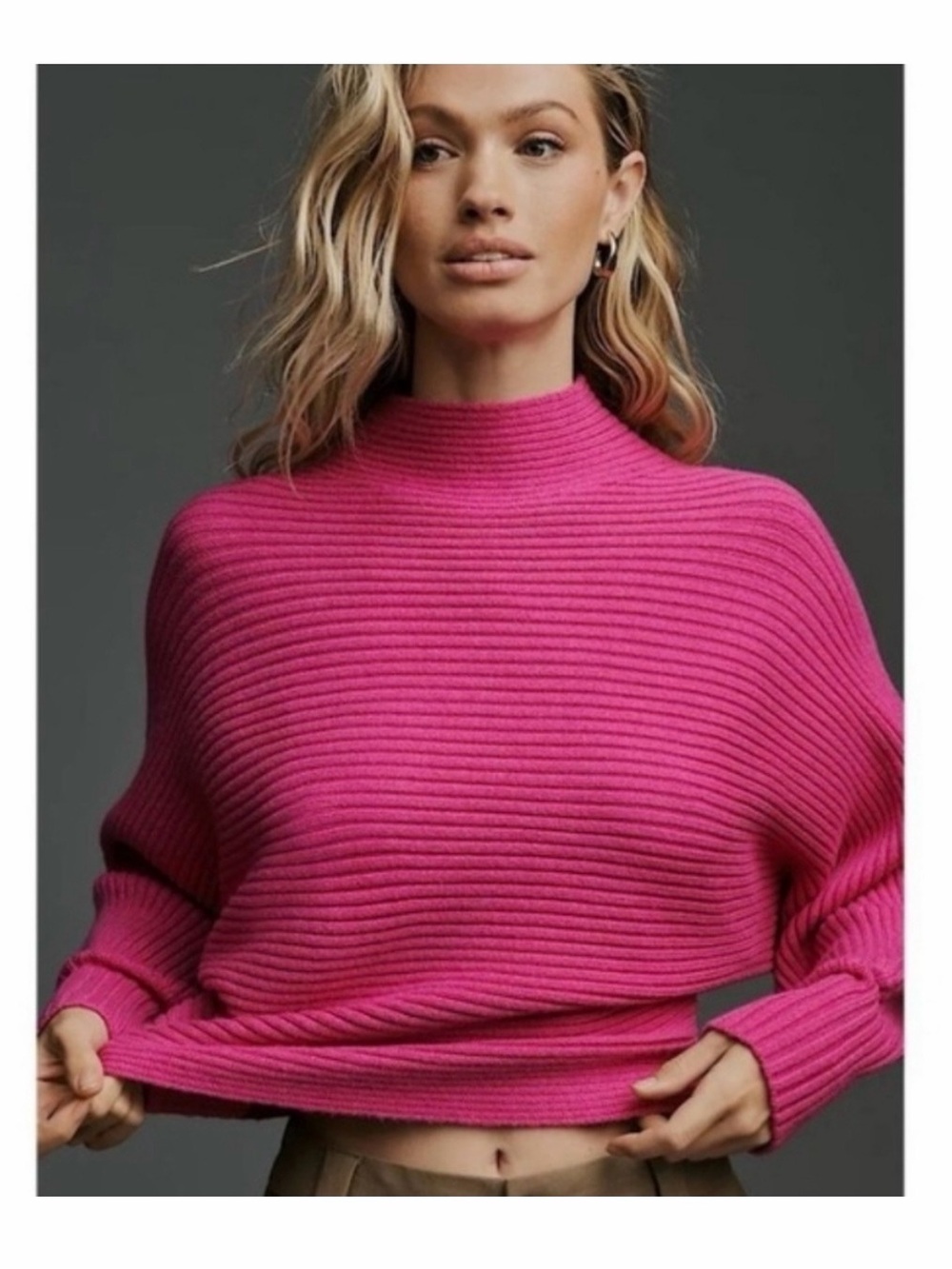 Anthropologie Kendall Mock Neck Sweater